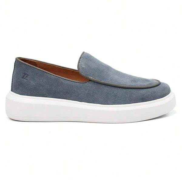 LOAFER EM CAMURÇA - JHONB CINZA