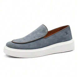 LOAFER EM CAMURÇA - JHONB CINZA