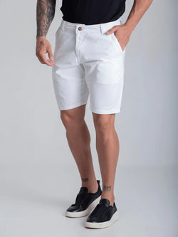 BERMUDA SOCIAL SARJA ALFAIATARIA - JHONB BRANCO