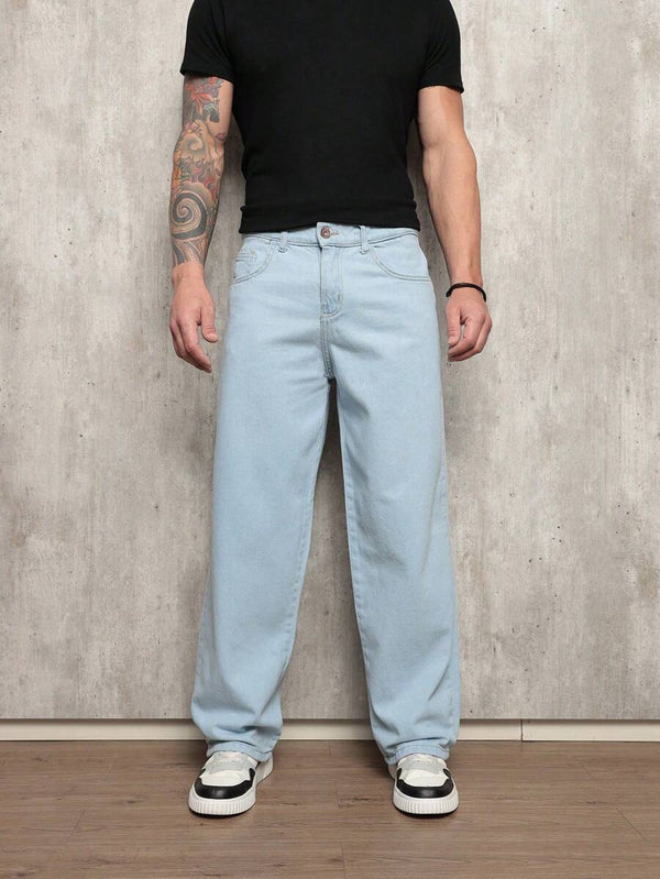 CALÇA JEANS CLARO LARGO - JHONB