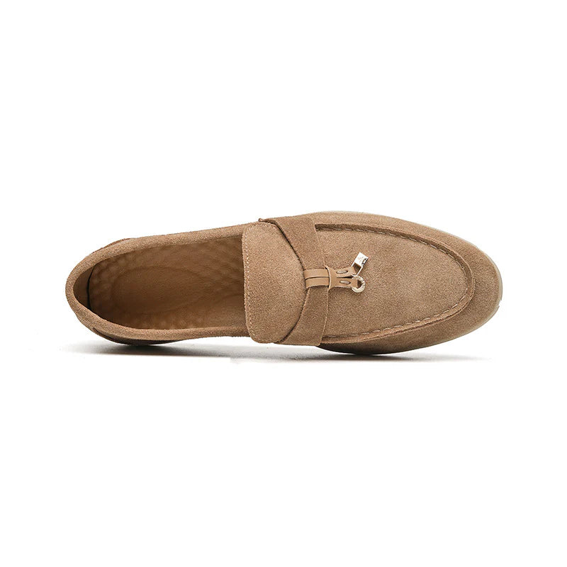 TASSEL LOAFER EM CAMURÇA MILANO - JHONB