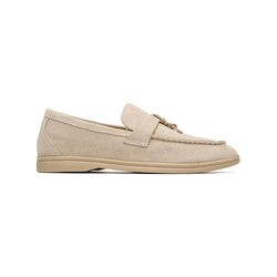 TASSEL LOAFER EM CAMURÇA MILANO - JHONB
